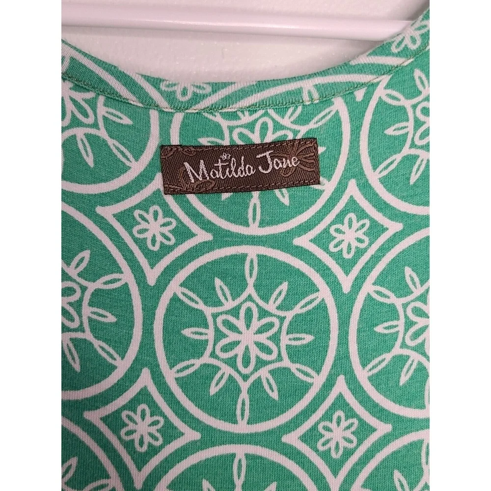 Womens Matilda Jane Whippy tank top size S Small V Neck Flowy - Picture 6 of 14